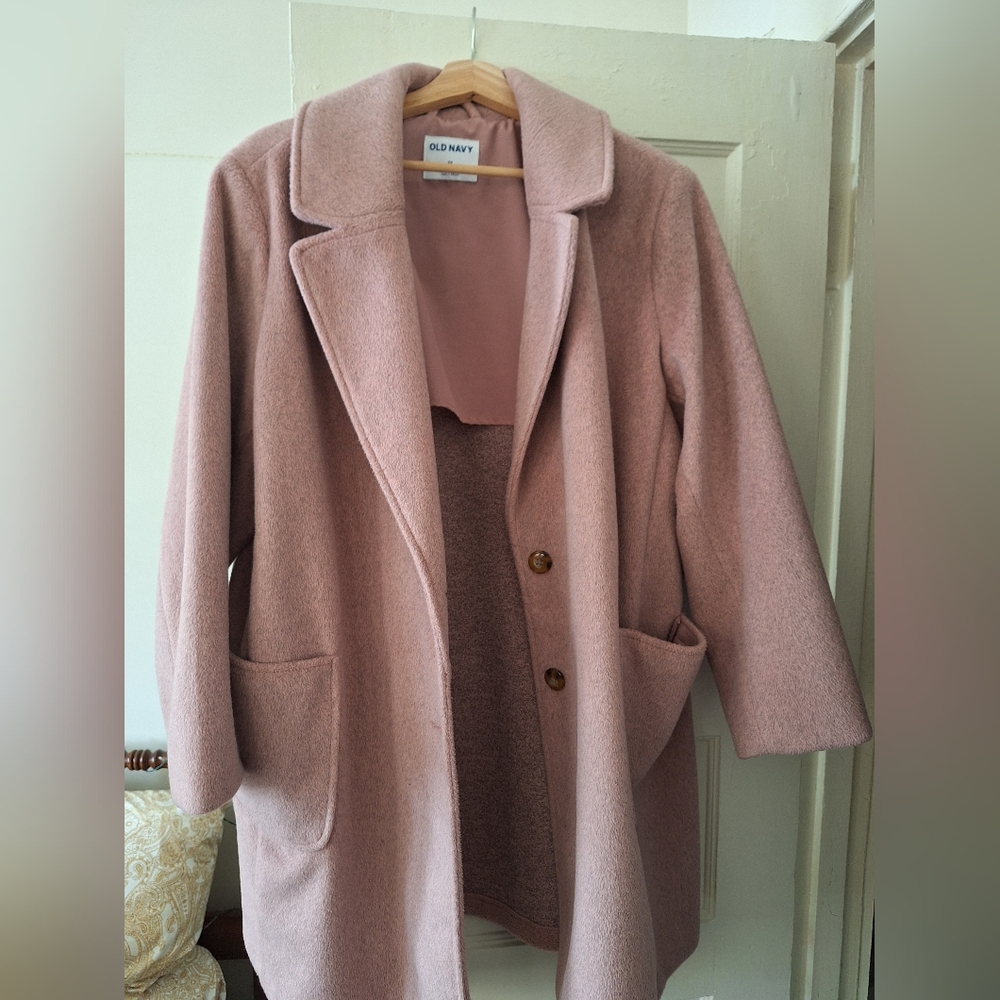 Old Navy Women's Blush Pea Coat